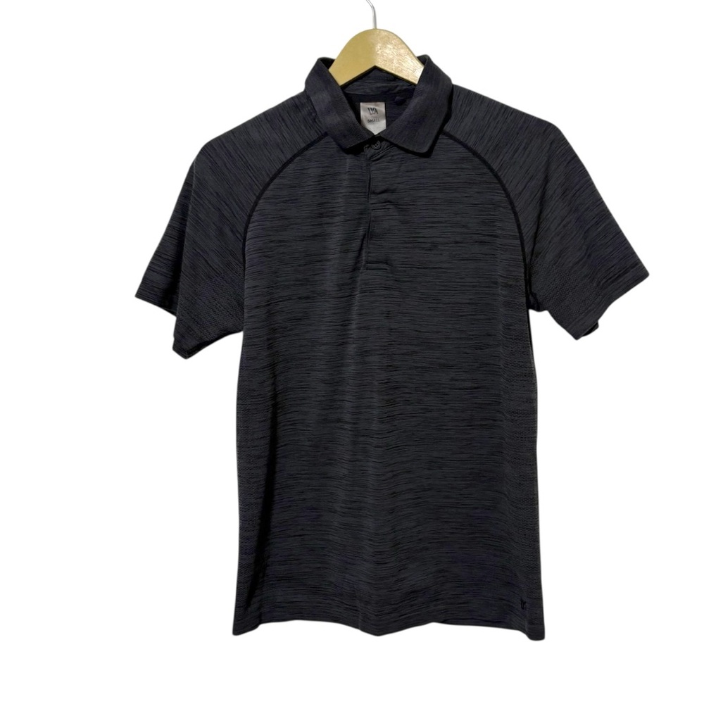 VRST‎ Men’s Size Small Charcoal Gray Polo Tee Shirt Athletic Gym Running Outdoor